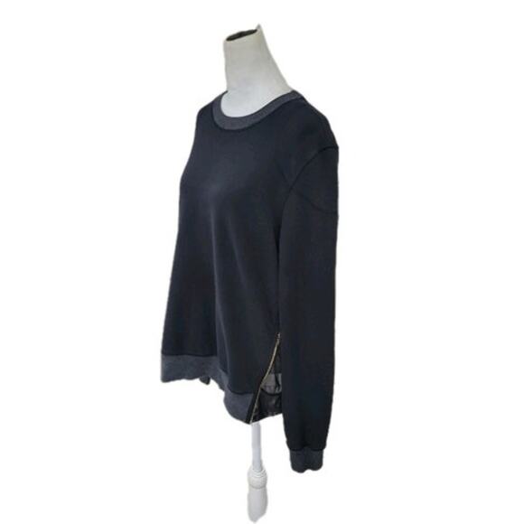 Lululemon Future Varsity Pullover Women’s 4/6 Black Sweatshirt Zip Side Athletic - Picture 3 of 13